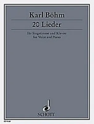 Produktbild von 20 Lieder : Fuer Singstimme Undklavier