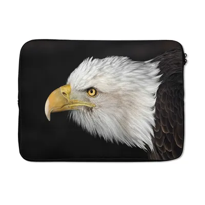 Produktbild von MuchoWow® Laptop Hülle 13 Zoll Adler - Vogel - Schnabel - Augen Laptoptasche - Laptophülle - Sleeve - Rundumschutz