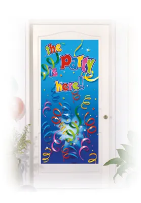 Zdjęcie produktu dla Pryzmatyczny baner na drzwi Party Streamers