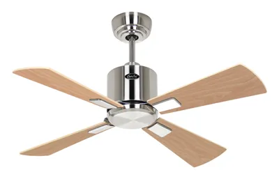 Obrázek produktu pro CasaFan ECO NEO III 92 BN-AH/BU WiFi Flügel Ahorn/Buche Deckenventilator Chrom gebürstet