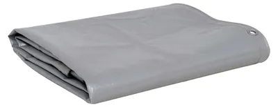 Produktbild von Wasserdichte Gewebeplane, Abdeckfolie, Bauplane, Allzweckplane, Gartenplane, Zeltplane, 650 g/m² 5 x 6 m Grau