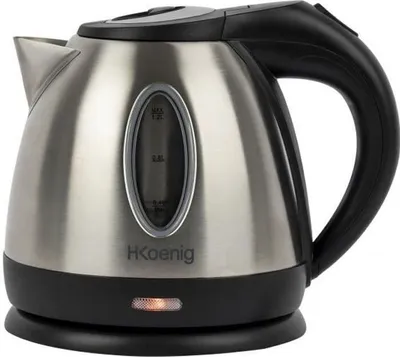 Obrázek produktu pro Varná konvice H.KoeNIG BO12, 1,2 l, nerezová ocel, 1630 W, otočná základna o 360°