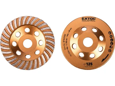 Immagine prodotto di Disco diamantato Extol Industrial (8703102) Lama per smerigliare, O 125x22,2mm