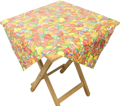 Produktbild von Tischdecke Ostern 80x80cm foliertes Gewebematerial