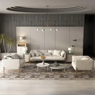 Produktbild von Sofagarnitur 321 Sitzer Set Design Sofas Polster Couchen Leder Relax Moderne Neu