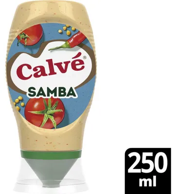 Produktbild von Calvé Samba Sauce 250g – Würzige, cremige Sauce für Fleisch, Gemüse & Snacks