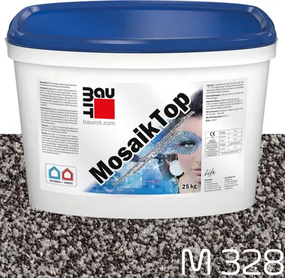 Produktbild von BAUMIT MosaikTop Pastöser Buntsteinputz Farbton M328 25 kg