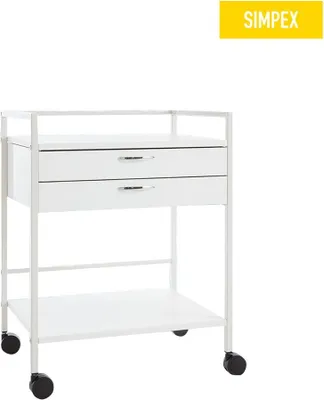 Obrázek produktu pro AUXILIO MIDI stolek na vybavení, vozík na vybavení, šířka 64 cm, výška 82 cm, 1 až 3 ocelové zásuvky, počet zásuvek:1 zásuvka
