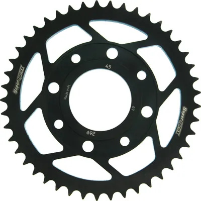 Produktbild von Stahl-Kettenrad Supersprox 428 - 45Z (schwarz) RFE-269:45-BLK|ID 58,0 LK 90,0 4-Loch/4-Loch
