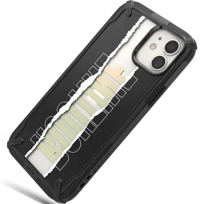 Obrázok produktu pre Ringke Fusion X Design puzdro na telefón pre iPhone 12 Mini, čierne