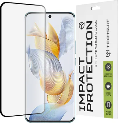 Produktbild von Techsuit 3D Curved Screen Impact Protection Displayschutzfolie für HONOR 90 - Schwarz