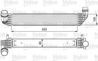 Immagine prodotto di VALEO 818636 Intercooler LLK per RENAULT Scénic III (JZ0/1) Turbo Intercooler