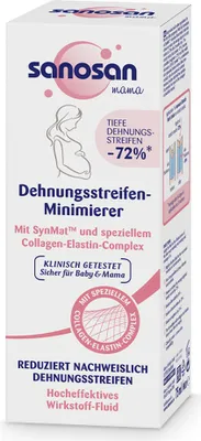 Produktbild von sanosan Dehnungsstreifen Minimierer reduziert Dehnungstreifen nach der Schwangerschaft - Dehnungsstreifen Creme 1x 75 ml