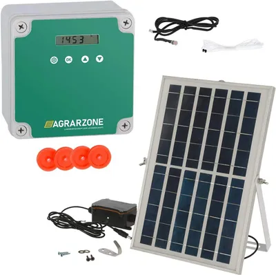 Produktbild von Agrarzone Automatische Hühnerklappe Solar ohne Schieber Hühnertür