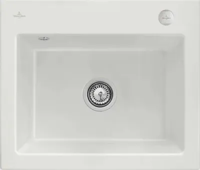 Produktbild von Villeroy & Boch Keramikspüle 330902SM, Subway 60 S Einbauspüle - inkl.