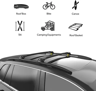Produktbild von TURTLE DACHTRÄGER AIR-1 AUDI A4 ALLROAD (B9) 2016 - 2024 Raised Rails , Schwarz