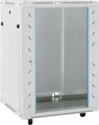 Produktbild von "im Angebot" 15U Netzwerkschrank auf Rollen 19" IP20 60x45x86 cm - Serverschränke CC2368