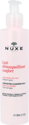 Produktbild von NUXE Comforting Cleansing Milk, Reinigungsmilch, Frauen, Mischhaut, trockene Haut, normale Haut, Empflindliche Haut, Reinigend, Feuchtigkeitsspendend, Schutz, Pumpenflasche, Paraben