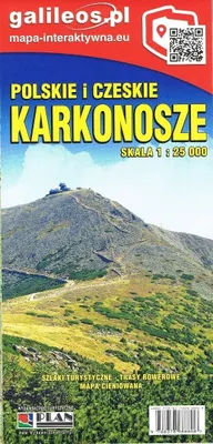 Zdjęcie produktu dla Mapa turystyczna - Polskie i czeskie Karokonosze