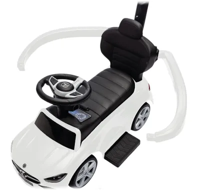 Produktbild von COIL Rutscherauto, Rutscher, Schieber für Kinder, Mercedes AMG, interaktives Lenkrad, Fußstützen, Seitenschienen, ab 12 Monaten, Weiß