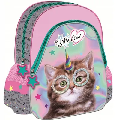Produktbild von St. Majewski MLF Kinderrucksack Katze Einhorn leicht