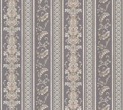 Produktbild von A.S. Création Barocktapete Hermitage gestreifte Tapete Vliestapete silber grau 10,05 m x 0,53 m