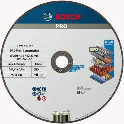 Immagine prodotto di Bosch PRO INOX TS, 230x1.9x22.23mm