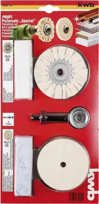 Immagine prodotto di kwb 485200 Set di accessori per utensili di lucidatura rotanti
