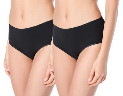 Image de Bellivalini - Culotte en coton pour femme BLV50-195 (noir, taille S)