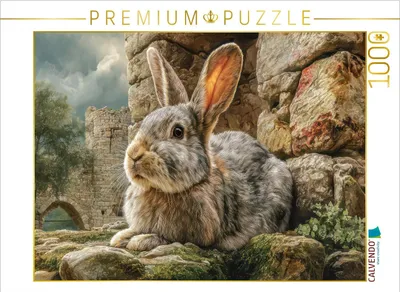Produktbild von CALVENDO Puzzle Kaninchenportraits | 1000 Teile Lege-Größe 64x48cm Foto-Puzzle für glückliche Stunden