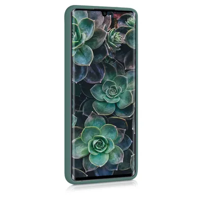 Produktbild von kwmobile Handyhülle kompatibel mit Xiaomi Mi Note 10 / Note 10 Pro Hülle - Handy Case aus weichem Silikon in Blaugrün