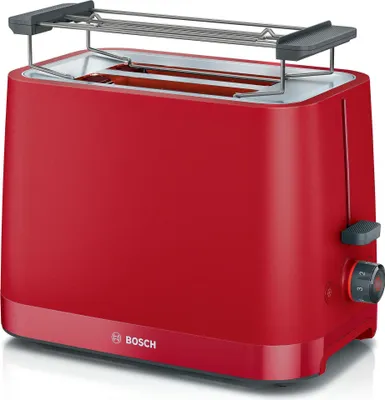 Produktbild von Bosch TAT3M124 Toaster 2 Scheibe(n) 950 W Rot