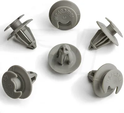 Produktbild von 10x Türverkleidung Befestigungs Clip in Grau für Skoda | H24R381B1