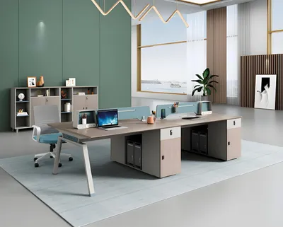 Obrázek produktu pro Týmový stůl Stoly Kancelářský nábytek 240x120 + skříň na dokumenty
