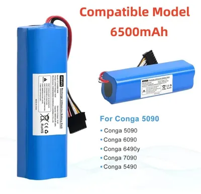 Zdjęcie produktu dla Akumulator zamienny do odkurzacza automatycznego - model 5090 - 6500 mAh - litowo-jonowy - 14,8 V - 18650 -