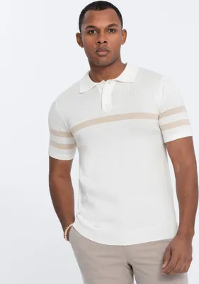 Immagine prodotto di Ombre Clothing Camicia da uomo con colletto Lonefist crema XXL