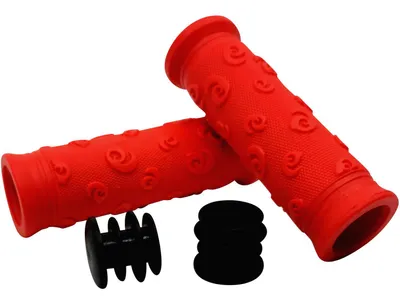 Produktbild von Singlespeed Fahrrad Griffe Extra Kurz Rot