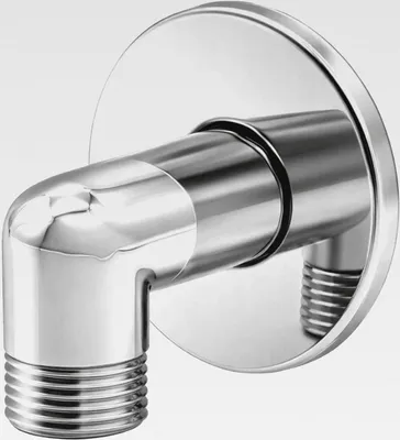 Produktbild von Wandanschluss-Bogen Messing verchromt. Anschluss für Handbrause. Anschlussbogen für Brauseschlauch
