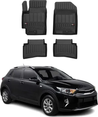 Produktbild von 2017-2025 Kia Stonic Fußmatten TPE Schwarz 4 tlg