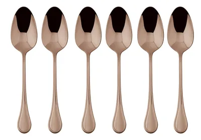Zdjęcie produktu dla Sambonet Royal Edelstahl/PVD Kupfer Set 6 Mokkalöffel S0199-S00018-S0013 52763CA7 /Abverkauf nur solange Vorrat reicht