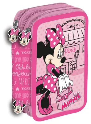 Produktbild von Disney Minnie Paris Federmä ppchen, 3-fach