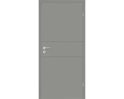 Produktbild von Pertura Zimmertür Tilda 11 edelgrau lackiert 61x198,5 cm Rechts