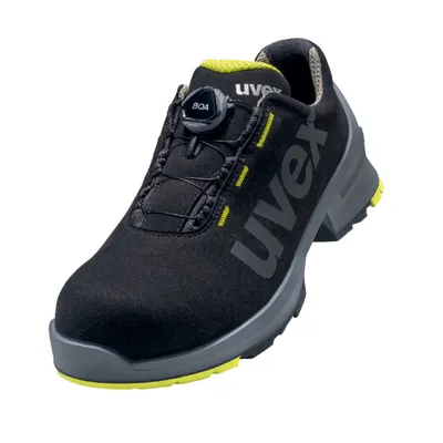 Produktbild von uvex 1 Halbschuhe S2 schwarz, gelb Weite 11 Gr. 42