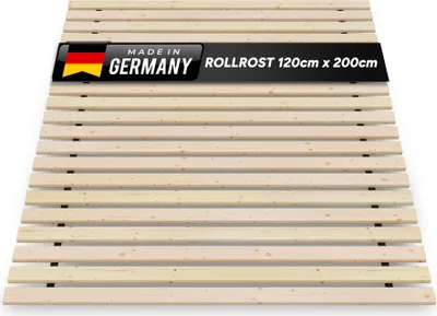 Produktbild von TUGA - Holztech Marken Rollrost Lattenrost 120x200cm 300kg Bettrost