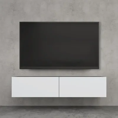 Produktbild von doporro TV Lowboard hängend Fernsehschrank Wohnzimmer | TV-Schrank hängend Fernsehtisch Hängeschrank 140cm Fernsehschrank02