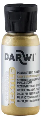 Produktbild von Darwi DA0100050050C Stofffarbe Gold 50 ml 1 stk