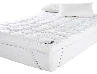 Matratzentopper 5 Zoll mit Gänsefedern, antibakteriell, Einzelbett