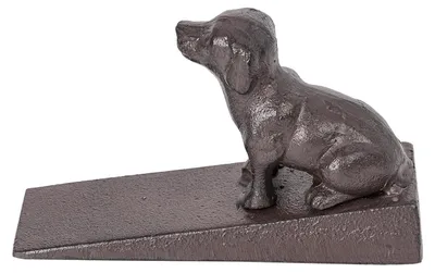 Produktbild von Dekorative, schwere Türstopper aus Gusseisen in Hundeform