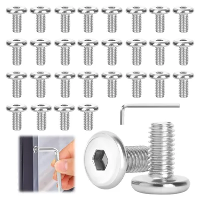 Immagine prodotto di Viti esagonali in acciaio inossidabile M6 x 12 mm, confezione da 30 pezzi