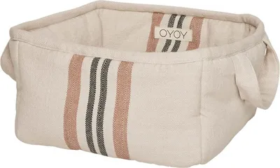 Produktbild von OYOY L301165, Baumwolle, Polyester, Schwarz, Braun, Natürlich/Natur, Quadratisch, 240 mm, 240 mm, 140 mm